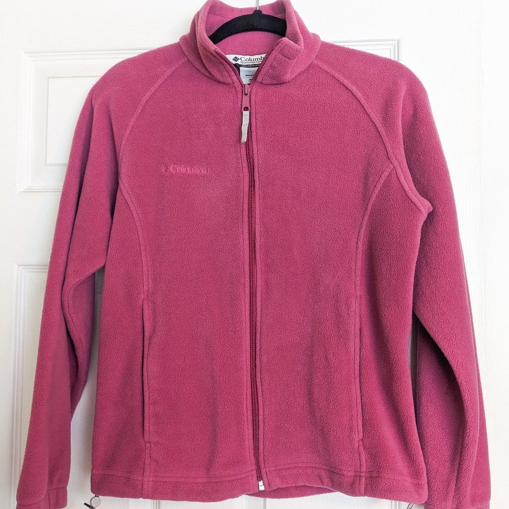 Columbia | Women's Pink Full Zip Fleece Jacket